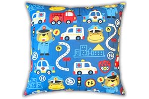 ‎HOUSE ART LIFE HOUSE ART LIFE Children's Cushion Cover 40 x 40 cm Cotton - Soft, Breathable, with Zip, in Various Designs - Ideal for Children's Room, Baby Bed, Machine Washable, Comfortable Sleep