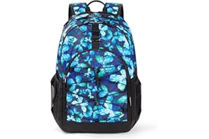 Choco Mocha Rucksack für Teenager Mädchen, Tie Dye Travel Schule Schulrucksack, 18 Zoll