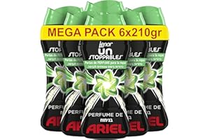 ‎LENOR Lenor Unstoppables Parfümperlen für Kleidung, 90 Waschgänge (6 x 210 g), Ariel-Duft