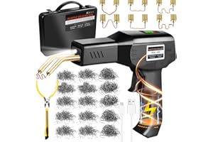 MYTOVOSN 200w Plastica Della Saldatrice, Con 1050 PCS Pinzatrice Calda 5000mAh USB Ricaricabile Senza Fili Della Saldatrice di Plastica, Set di Saldatura di Plastica Portatile Per Paraurti Dell'Automobile