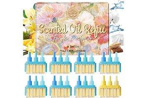 SCENTORINI Doftplugg 3 volution påfyllning doftoljeflaska kompatibel med Febreze Ambi Pur 3 Volution 8 x 20 ml förpackning me