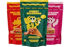 NOTORIOUS NOOCH CO Notorious Nooch - Chick’n, Bacon & Cheese Vegan Seasoning - Plant-Based Nutritional Yeast - 3 x 80g