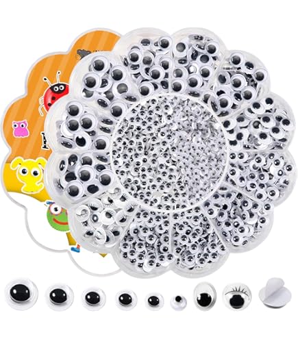 Occhi Adesivi Per Lavoretti - 1214 Pezzi Per Bambole E Pupazzi - Foto 11