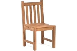 BrackenStyle Benson Teak Side Chair - Outdoor Wooden Garden Patio Seat