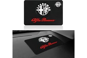 OYDDL Alfombrilla antideslizante para salpicadero de coche, con logotipo de Alfa