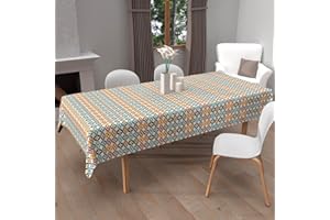 Soleil d'ocre, Nappe imprimée Anti-tâches Rectangle 140x300 cm OURANOS