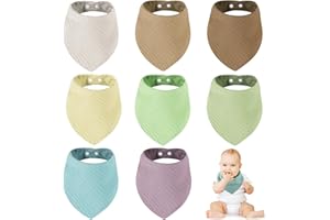 URMYWO Baby Bibs Baby Essentials for Newborn Bandana Dribble Bibs Drool Bibs for Newbron Boys Girls Baby Gifts (boy or girl)