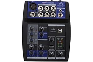 WHARFDALE PRO Wharfedale Pro Connect 502 USB Mini Mixer with USB and 48V Phantom Power