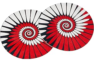 Zomo - Almohadilla (2 unidades), diseño de esferas, color rojo