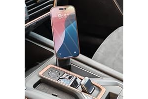 GENERISCH Magnetyczny uchwyt na telefon komórkowy do Seat Leon & Cupra Formentor (od 2024 r., Facelift) – kompatybilny z MagSafe, idealnie dopasowany do konsoli środkowej – uchwyt na smartfon, bez wiercenia i