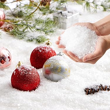 Kunstschnee-Teppich – 92x100 Cm, Weiß, Für Weihnachtsdeko, Foto-Shootings & Winterliche Atmosphäre