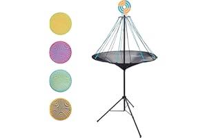 ‎WABOBA Waboba Hitman Flying Disc Target Game, 2 in 1 Faltbares Garten Wurfspiel mit 4 Silikon Wingman Discs inklusive, Spaß für jedes Alter, eine Größe