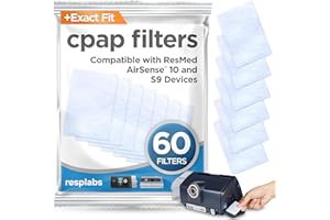 RESPLABS MEDICAL INC. resplabs CPAP Filters - Compatible with The ResMed AirSense 10 Machine - 60 Filter Pack