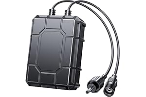 Batterie de secours Biling 2200mAh pour filtre pompe de bassin solaire 12W-20W, fontaine solaire pour l'extérieur, rendant les pompes de filtre de pompe de fontaine plus stables par temps nuageux