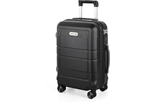 TAN.TOMI Koffer Handgepäck, Hartschalenkoffer Trolley Handgepäck Suitcase, Reisekoffer mit Rollen, Koffer mit Passwortsperre, Zahlenschloss Teleskopgriff, Handgepäck Koffer für Reisen Geschäft