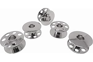 ZickZackNaehmaschine Bobine in metallo per macchine da cucire Elna (modelli precedenti), 5 pezzi.