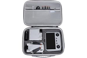 Uvafly Mini 3/Mini 3 Pro, funda de transporte de viaje impermeable, bolsa de almacenamiento portátil con correa de hombro para DJI Mini 3 Pro Drone RC Controller Accesorios