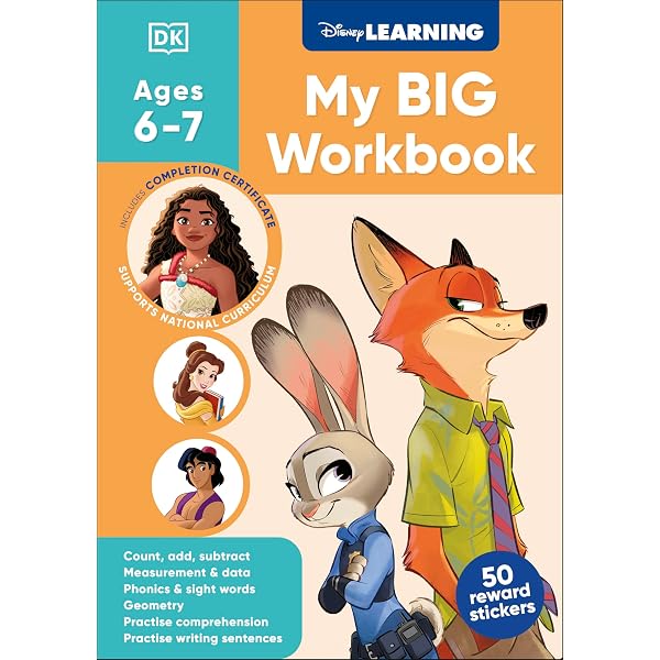 Disney Learning Big Workbook Ages 8-9 (Year 4): KS2 Maths