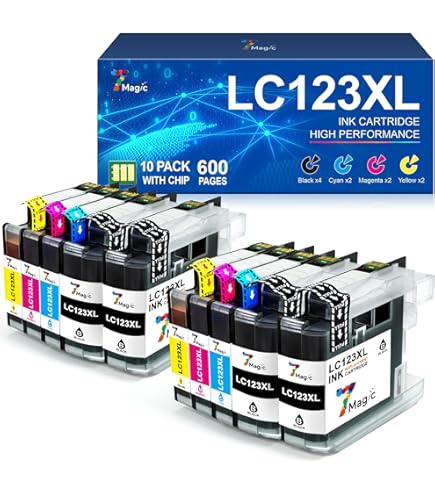 GILIMEDIA LC 123 LC123 Druckerpatronen für Brother LC123 LC121 Patronen