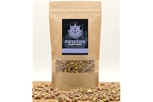 HW HH HAFENWÜRZE Pistazien ohne Schale, ungesalzen – natürlich von HAFENWÜRZE, 1 x 250g Beutel wiederverschließbar, leckerer Snack für zwischendurch, für Torten, Kuchen, Pralinen, Speiseeis u. feines Gebäck
