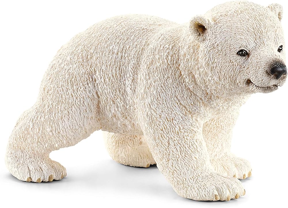 Schleich 14708 Yavru Kutup Ayısı, Beyaz