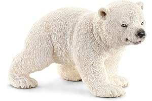 schleich 14708 Niedźwiedź polarny, biegnący, od 3 lat, WILD LIFE - figurka, 4 x 7 x 4 cm