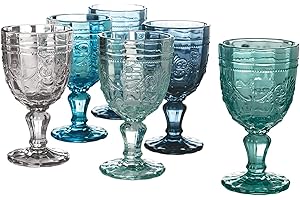 Villa d’Este Home Tivoli 5907720 Syrah Set 6 Copas Vino Cristal 235 Ml, Vidrio
