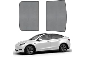 ThinSGO Tesla Model Y osłona przeciwsłoneczna na dach szklany dach przeciwsłoneczna kompatybilna z Tesla Model Y 2020-2023 (2 szt.)