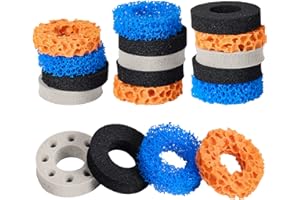 MoKo 18 Pcs Precision Rings Aim Assist Rings Motion Control for ROG Ally, Legion Go, PS5, Steam Deck, PS4, Xbox Series X/S, Xbox One, Switch, Switch OLED, Switch Pro Controller, 4 Different Strengths