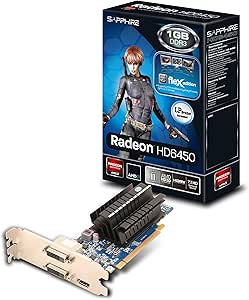 Sapphire 11190-12-20G AMD HD6450 1GB DDR3 Lite Retail PCI-E Graphics Card