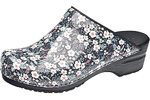 Sanita Isalena | Zoccoli Aperti da Donna | Zoccoli Artigianali Originali in Pelle Flessibile | Plantare Anatomico in Schiuma Morbida