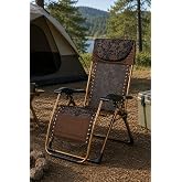 Reyo Bysay Sunset Katlanabilir Şezlong Kamp Sandalyesi, Al&uuml;minyum &Ccedil;er&ccedil;eve, Ayarlanabilir Pozisyonlu, Yatabilen, Kahve Renk, K