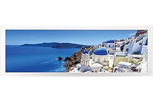 POSTERGALERIA Cuadro en marco, póster moderno, pared artístico, varios temas 35 x 100 cm Grecia