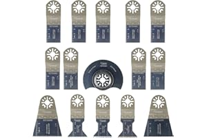 15 x SabreCut PRK15B Mieszane ostrza kompatybilne z Bosch Fein (Non-StarLock) Makita Milwaukee AEG Batavia Einhell Ergotools Hitachi Parkside Ryobi Worx Workzone Multitool Akcesoria wielofunkcyjne