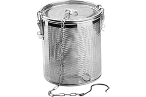 DZANS Filtre Assaisonnement Boule Thé Épices Assaisonnement Passoire Filtre à Passoire Thé Crochet Panier Halogène Acier Inoxydable Filtre Infuseur Balle Acier Inoxydable Filtre Séparation Assaisonnement