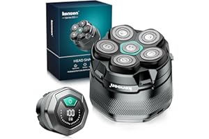 ‎KENSEN Glatzen Rasierer Herren, kensen Kopfrasierer Glatze Wasserdicht Kopf Rasierer Herren Wiederaufladbar Typ-c Head Shaver Men Magnetische Leicht zu Reinigen Akkulaufzeit 160 Mins