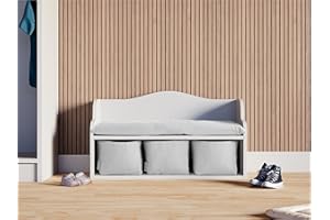 ‎KRAFTKIDS KraftKids Kindersitzbank weiß mit Sitzauflage und DREI Körben