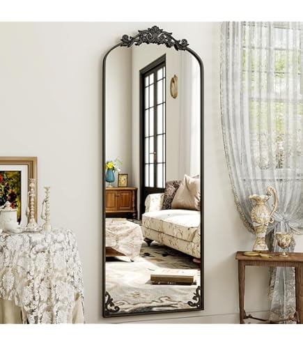 Biscottini Grand Miroir Mural XXL 180x3x60 Cm - Grand Miroir Chambre