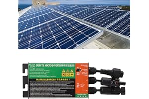 Ailao Solar Micro Inverter, 300W 230V Solar Micro Inverter Waterproof MPPT Grid Tie Micro Inverter Sine Waving Inverter for Small Solar Systems