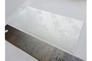 VCH 8671HS Polyurethane Bike Protection Tape - Pre-Cut 150mm x 75mm strip of Helicopter Tape - Strong Clear Protective Film - UV Resistant & Anti-Scratch