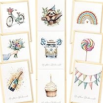 Carte Carrée Enveloppe Carte Vœux Naissance Edition Seidel - Motif