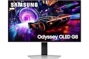 Samsung 27 Inch Odyssey OLED G81SF Gaming Monitor - 4K, 3840 x 2160, 240 Hz, QD-OLED, 0.03 ms(G/G), AMD FreeSync Premium Pro, G-Sync Compatible, Safeguard+ for Burn-in, Glare-Free, LS27FG816SUXXU