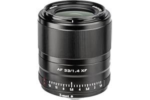 VILTROX 33mm F1.4 Fuji X Objektiv Autofokus Festbrennweite für Fujifilm X-Mount Kamera X-T30 X-T4 X-T3 X-Pro3 X-Pro2 X-H1 X-T200 X-E2 X-A1 Schwarz
