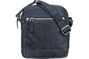 STILORD 'Pepe' Sac à Bandoulière Cuir pour Homme Besace en Cuir Petit Sac à l'epaule Vintage Sacoche Vertical