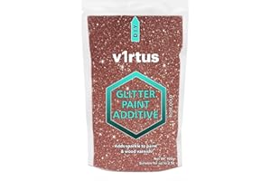 v1rtus | Glitter PEINTURE ADDITIF - 100 g/rose (or rose)