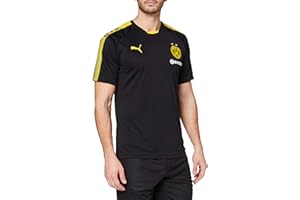 PUMA Kinder BVB Training Jersey with Sponsor Logo T-Shirt