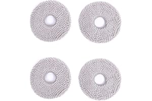 ECOVACS DEEBOT X1 OMNI/X1e Omni/X1 TURBO/T10 TURBO/T20 Omni tampons de Nettoyage améliorés, 4 pièces, D-WP04-0012