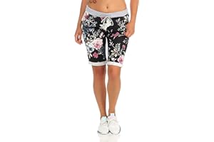 MATY FASHION Damen Sweat Bermuda Sommer Sweatpants Shorts Kurze Hose für Sport und Freizeit 1