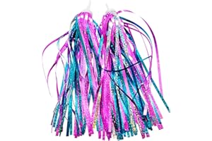 TIKBRO Kid's Bike streamers Scooter Ribbons for Girls Boys Bicycle Handle Bar Tassels Fits Balance Bikes, Tricycles, Scooter