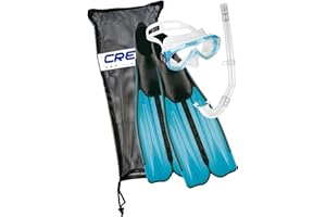Cressi Rondinella Bag - Set Pinne, Maschera, Snorkel - per Adulti e Bambini
